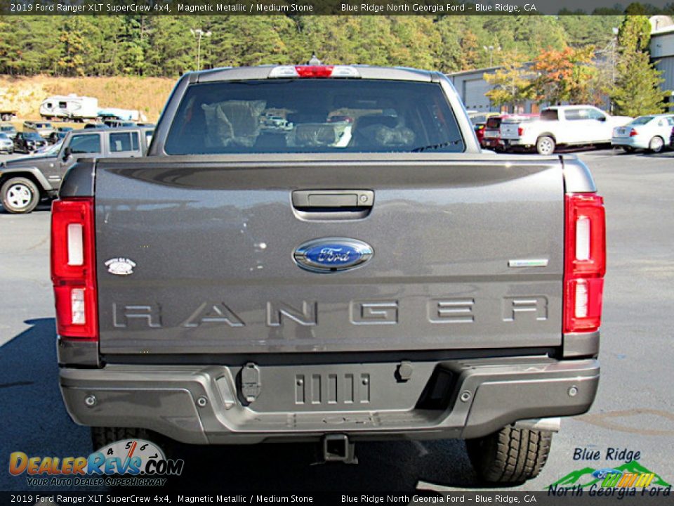 2019 Ford Ranger XLT SuperCrew 4x4 Magnetic Metallic / Medium Stone Photo #4