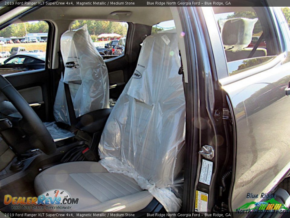 2019 Ford Ranger XLT SuperCrew 4x4 Magnetic Metallic / Medium Stone Photo #10