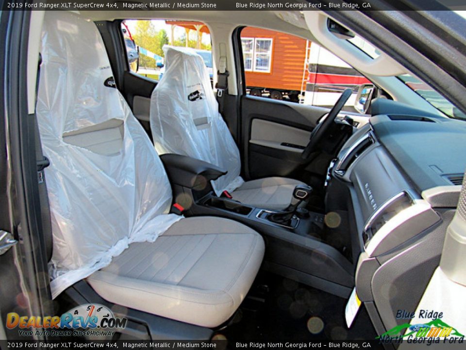 2019 Ford Ranger XLT SuperCrew 4x4 Magnetic Metallic / Medium Stone Photo #11