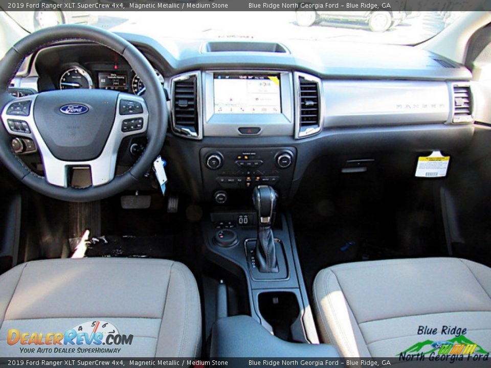 2019 Ford Ranger XLT SuperCrew 4x4 Magnetic Metallic / Medium Stone Photo #15