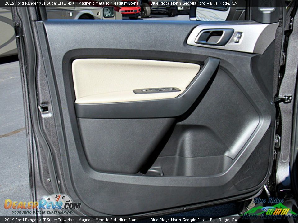 2019 Ford Ranger XLT SuperCrew 4x4 Magnetic Metallic / Medium Stone Photo #25