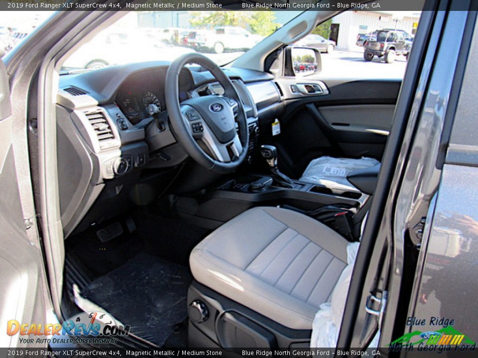 2019 Ford Ranger XLT SuperCrew 4x4 Magnetic Metallic / Medium Stone Photo #26