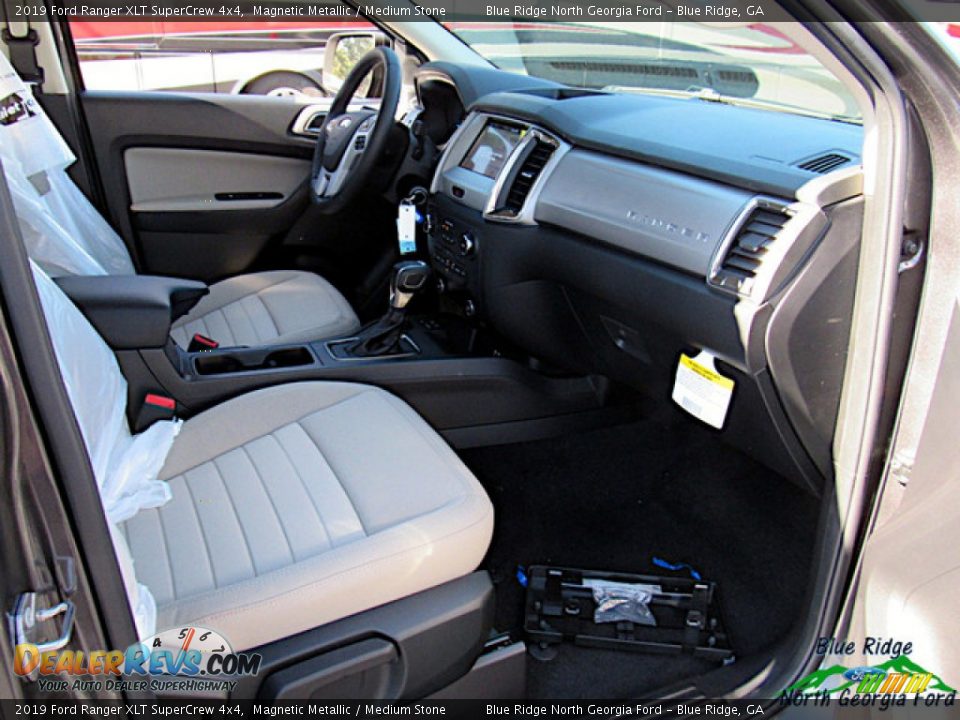 2019 Ford Ranger XLT SuperCrew 4x4 Magnetic Metallic / Medium Stone Photo #27