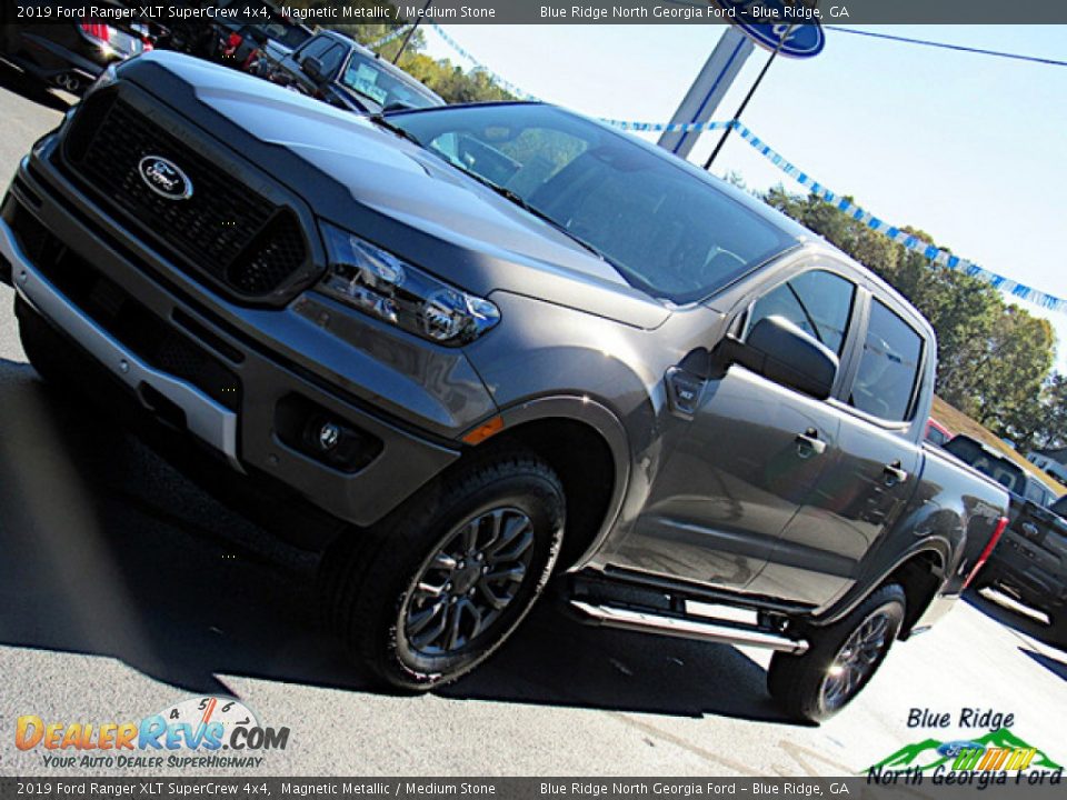 2019 Ford Ranger XLT SuperCrew 4x4 Magnetic Metallic / Medium Stone Photo #29