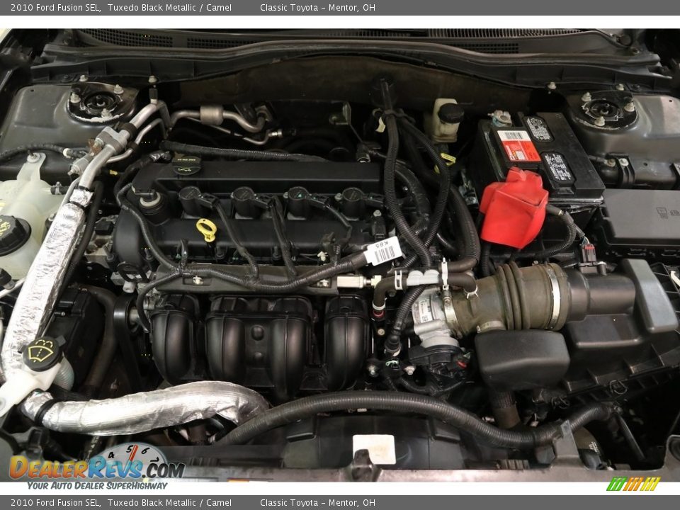 2010 Ford Fusion SEL Tuxedo Black Metallic / Camel Photo #20