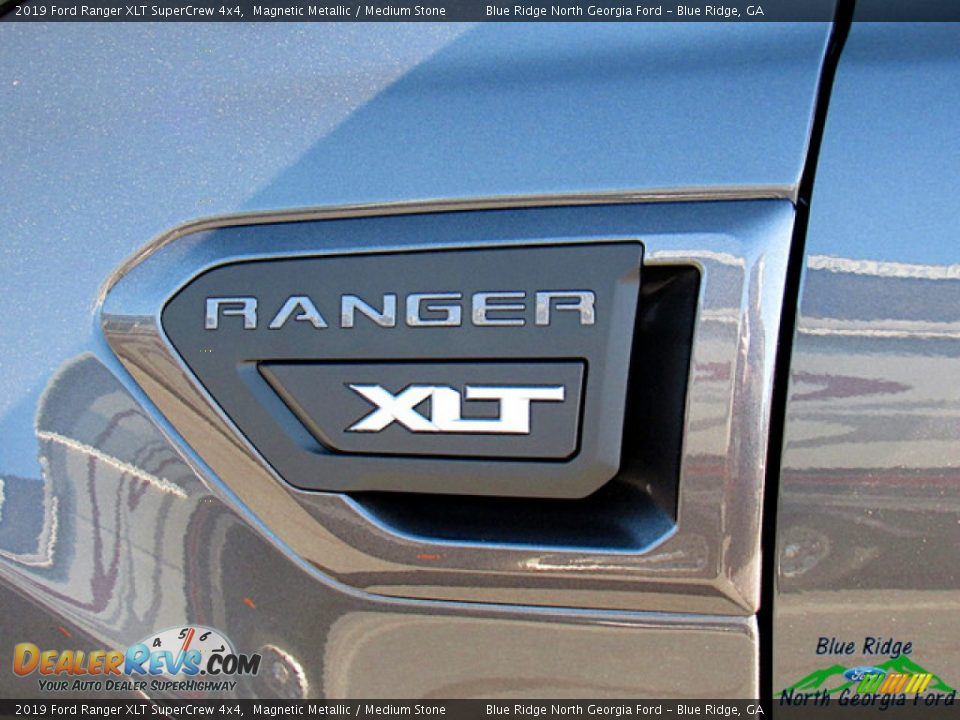 2019 Ford Ranger XLT SuperCrew 4x4 Magnetic Metallic / Medium Stone Photo #33