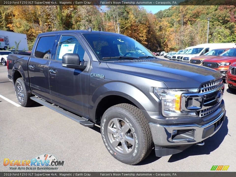 2019 Ford F150 XLT SuperCrew 4x4 Magnetic / Earth Gray Photo #3