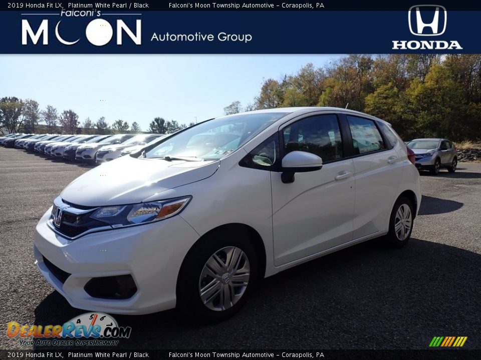 2019 Honda Fit LX Platinum White Pearl / Black Photo #1