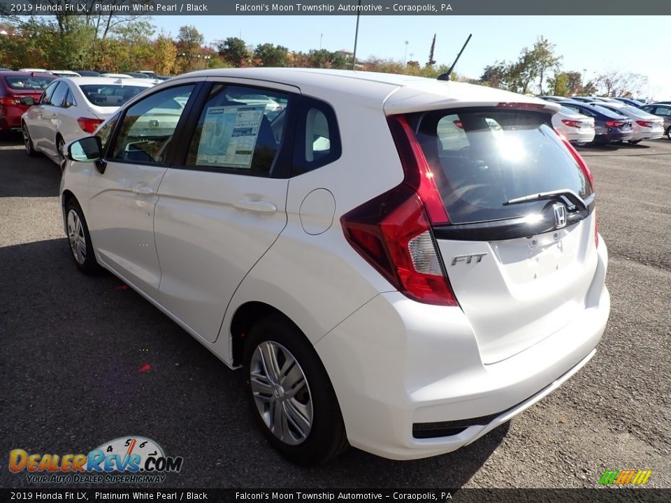 2019 Honda Fit LX Platinum White Pearl / Black Photo #2