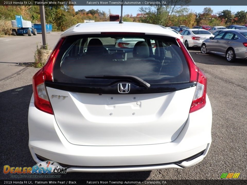 2019 Honda Fit LX Platinum White Pearl / Black Photo #3