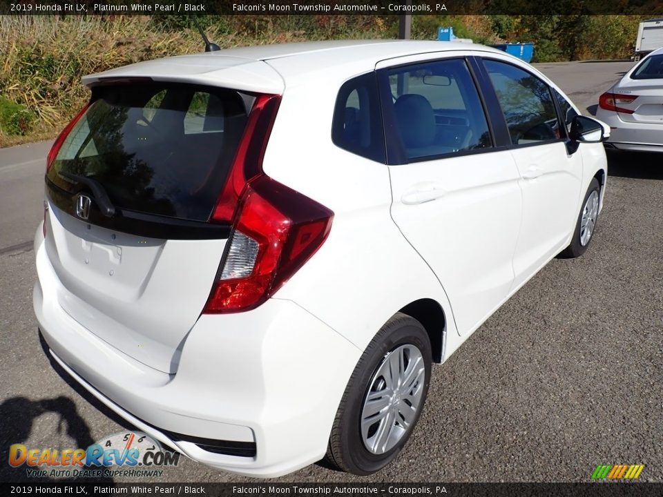 2019 Honda Fit LX Platinum White Pearl / Black Photo #4