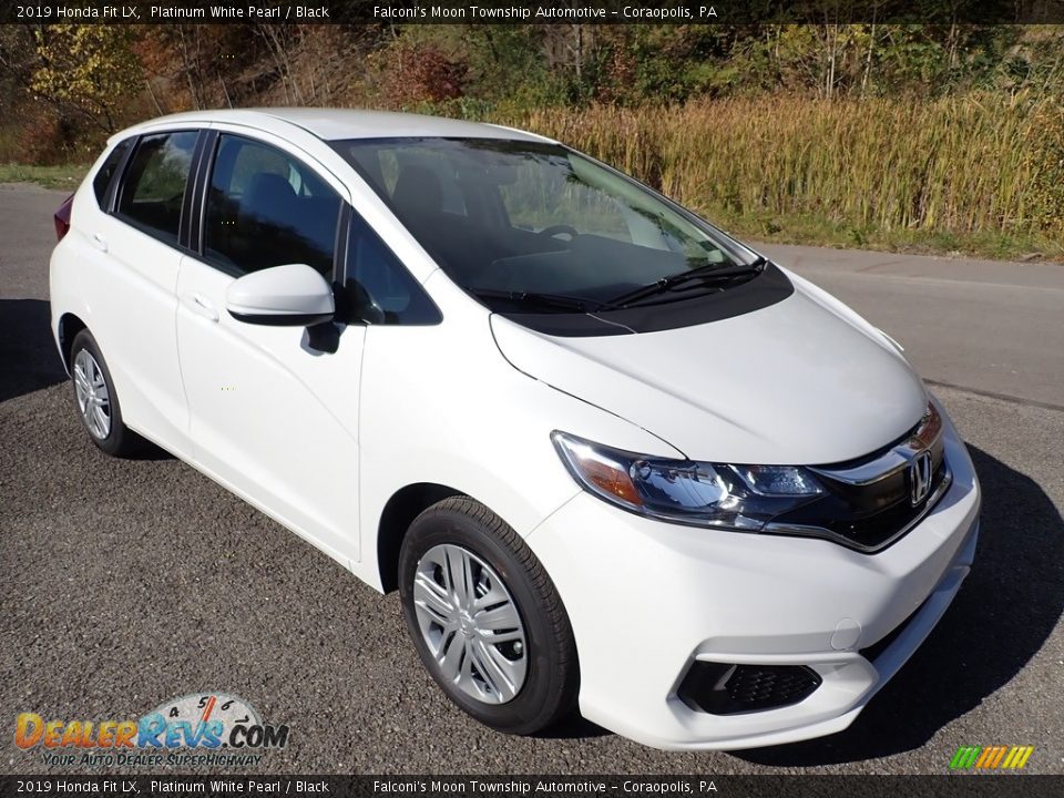 2019 Honda Fit LX Platinum White Pearl / Black Photo #6