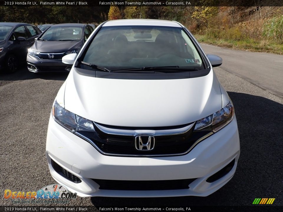 2019 Honda Fit LX Platinum White Pearl / Black Photo #7