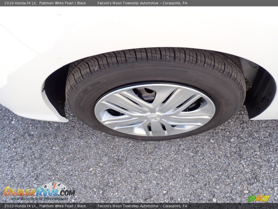 2019 Honda Fit LX Platinum White Pearl / Black Photo #8