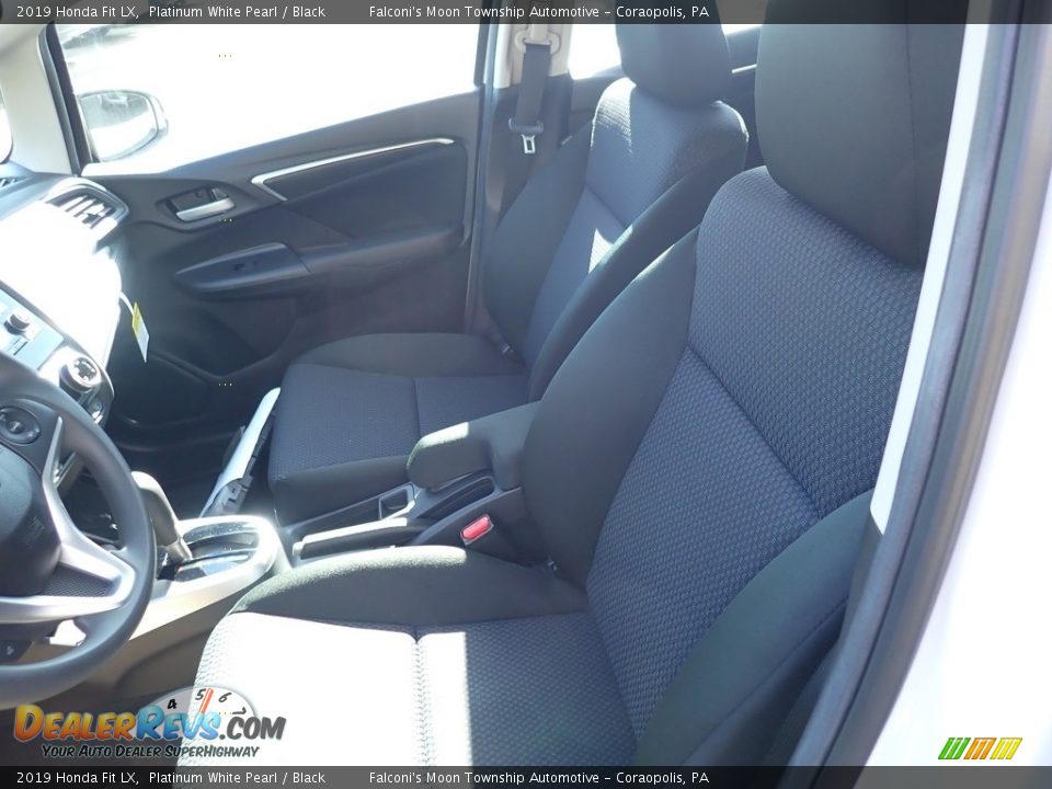 2019 Honda Fit LX Platinum White Pearl / Black Photo #9