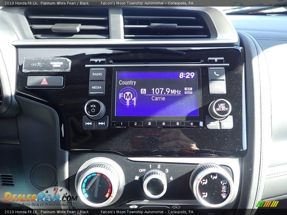 2019 Honda Fit LX Platinum White Pearl / Black Photo #14