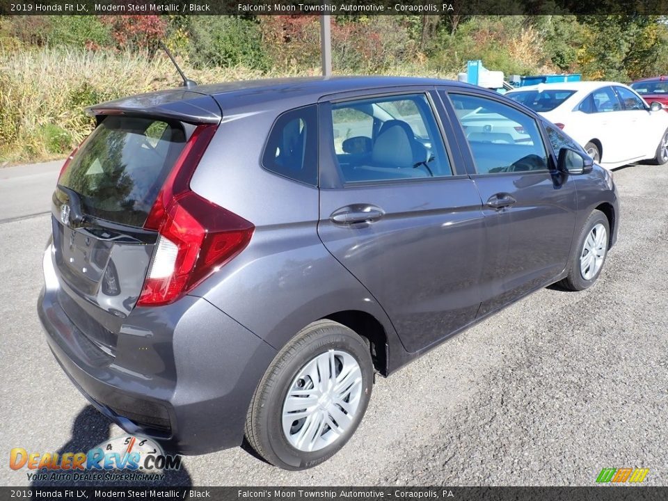 2019 Honda Fit LX Modern Steel Metallic / Black Photo #4