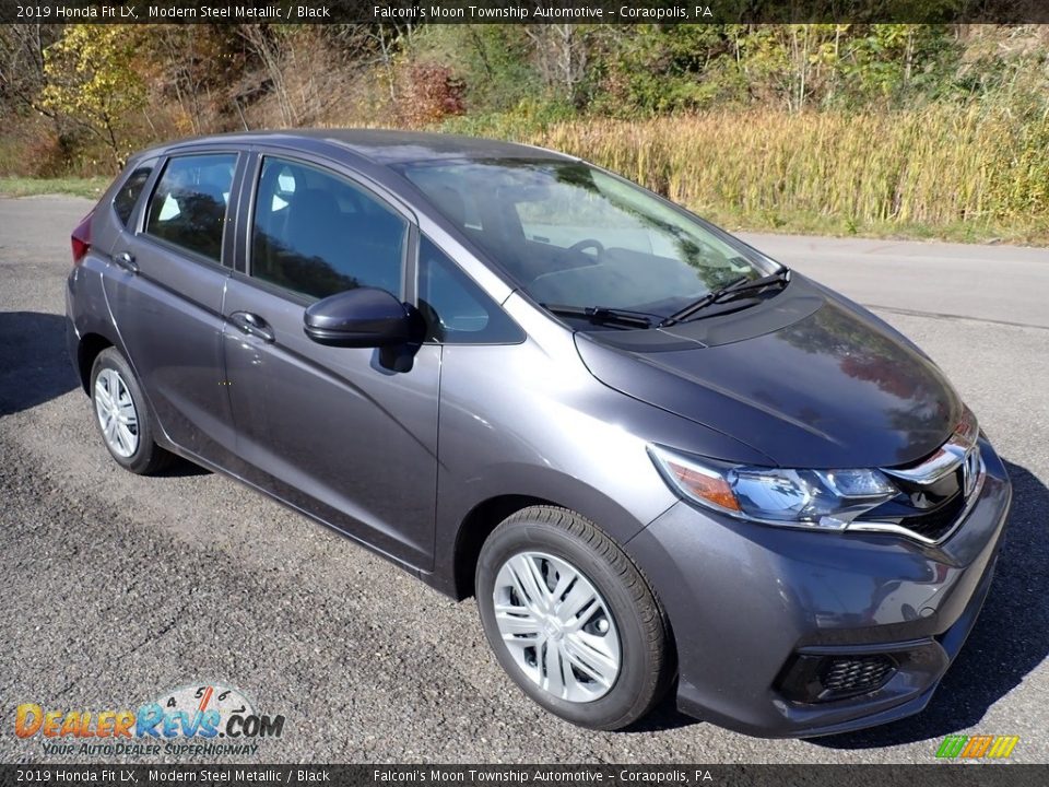 2019 Honda Fit LX Modern Steel Metallic / Black Photo #6