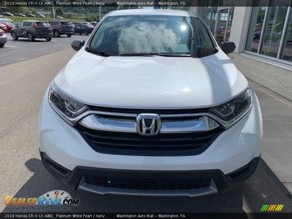 2019 Honda CR-V LX AWD Platinum White Pearl / Ivory Photo #3