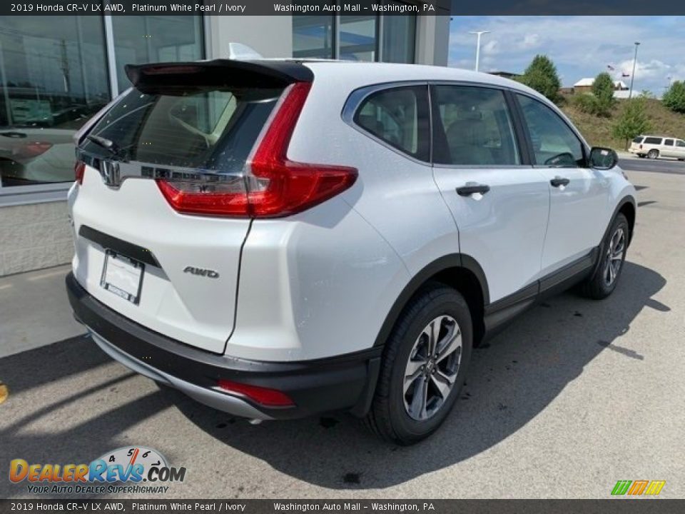 2019 Honda CR-V LX AWD Platinum White Pearl / Ivory Photo #7