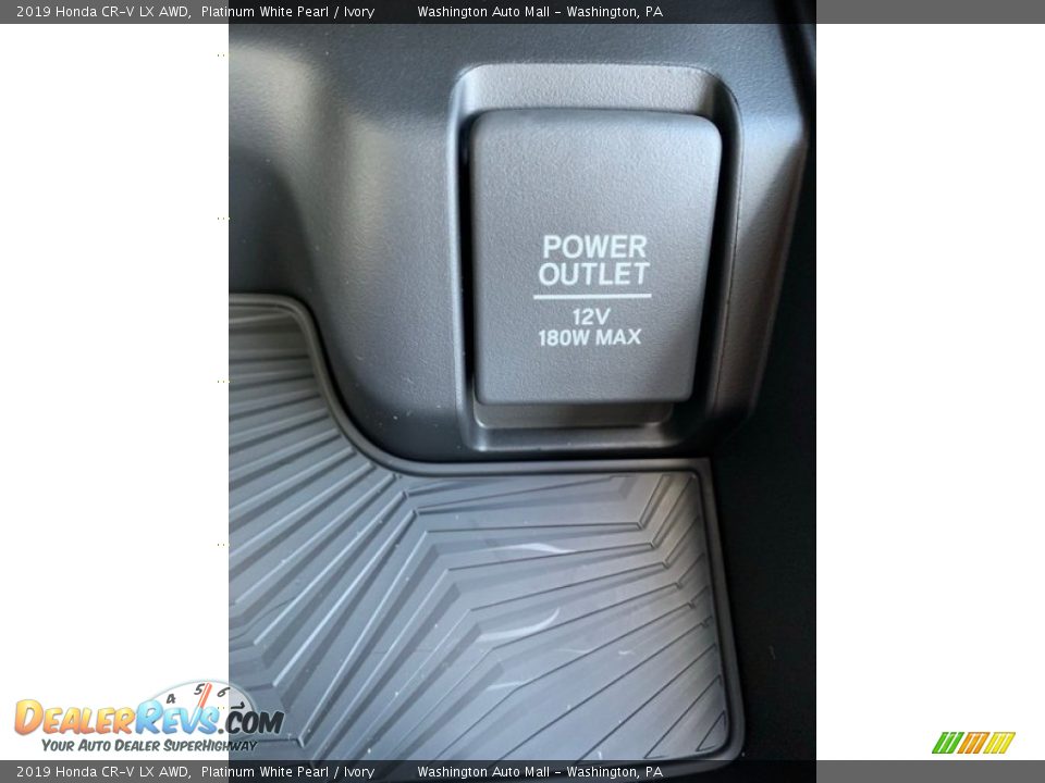 2019 Honda CR-V LX AWD Platinum White Pearl / Ivory Photo #35
