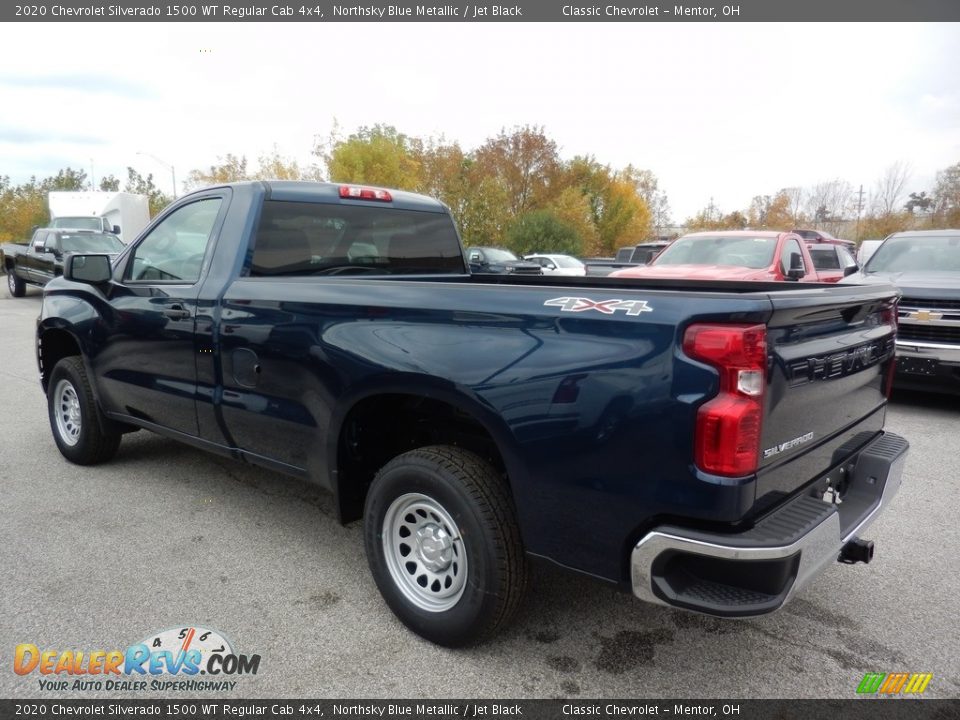 Northsky Blue Metallic 2020 Chevrolet Silverado 1500 WT Regular Cab 4x4 Photo #5