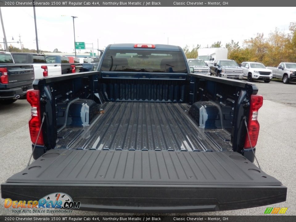 2020 Chevrolet Silverado 1500 WT Regular Cab 4x4 Northsky Blue Metallic / Jet Black Photo #6