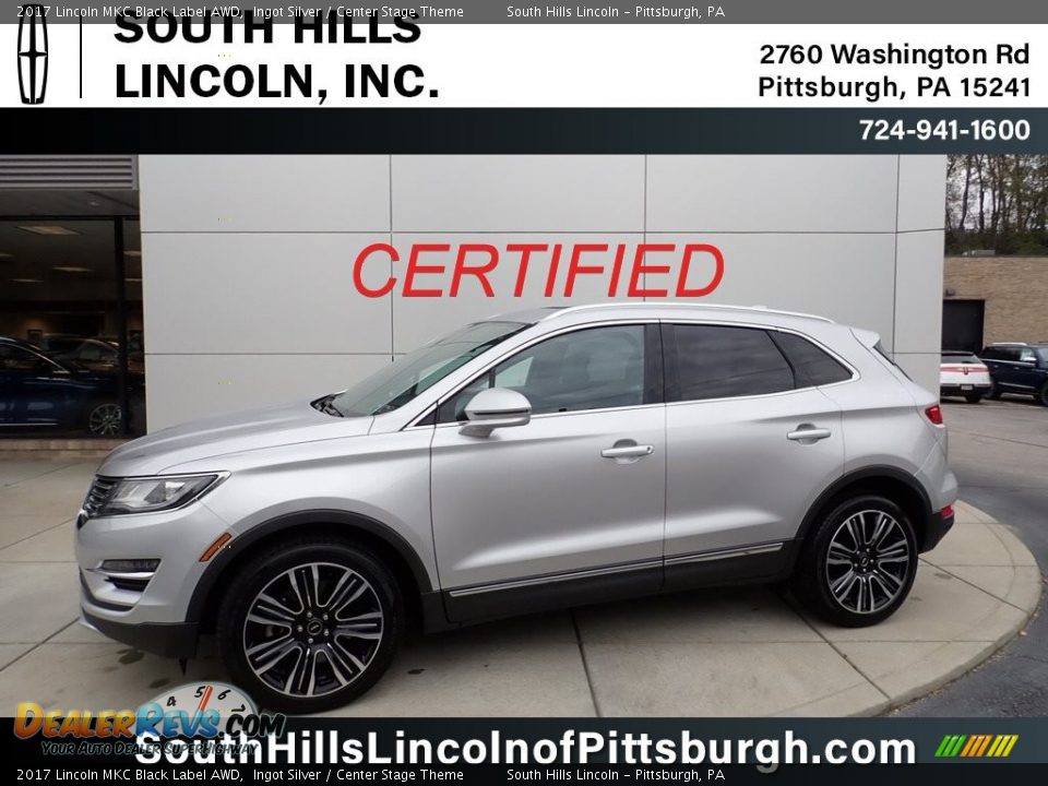 2017 Lincoln MKC Black Label AWD Ingot Silver / Center Stage Theme Photo #1