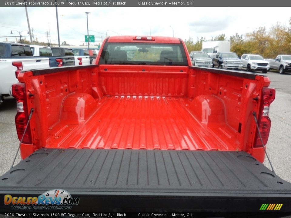 2020 Chevrolet Silverado 1500 WT Regular Cab Red Hot / Jet Black Photo #6
