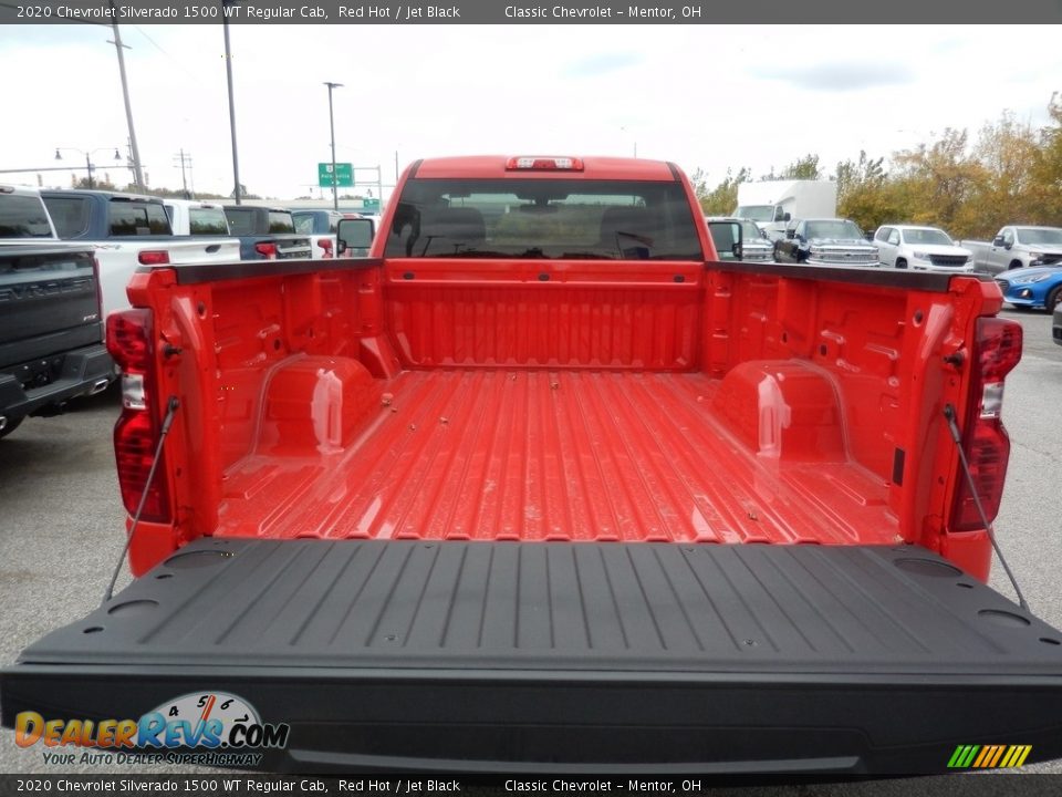 2020 Chevrolet Silverado 1500 WT Regular Cab Red Hot / Jet Black Photo #6