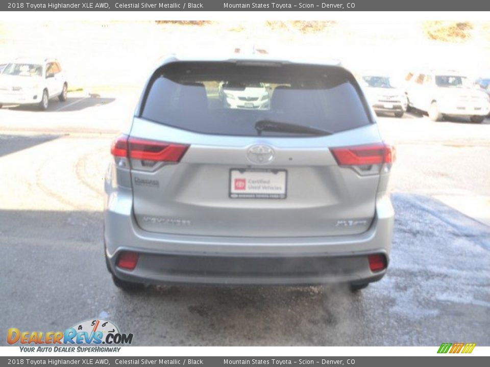 2018 Toyota Highlander XLE AWD Celestial Silver Metallic / Black Photo #2