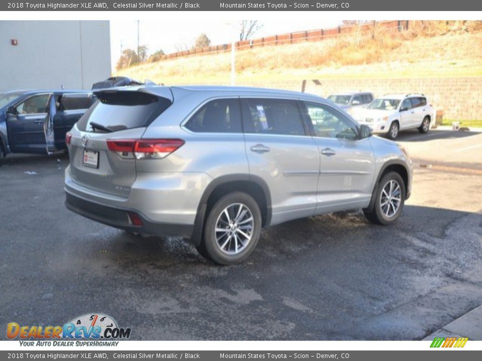 2018 Toyota Highlander XLE AWD Celestial Silver Metallic / Black Photo #3