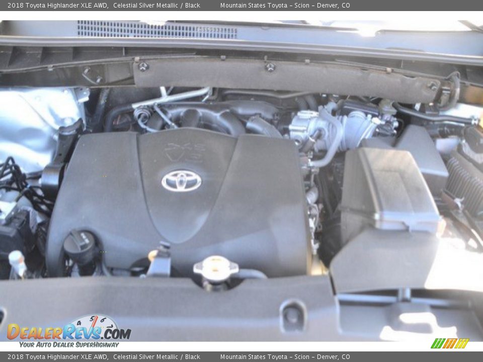 2018 Toyota Highlander XLE AWD Celestial Silver Metallic / Black Photo #6