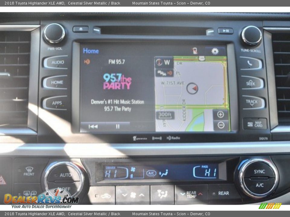 2018 Toyota Highlander XLE AWD Celestial Silver Metallic / Black Photo #8