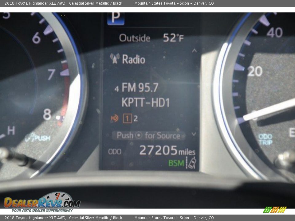2018 Toyota Highlander XLE AWD Celestial Silver Metallic / Black Photo #12