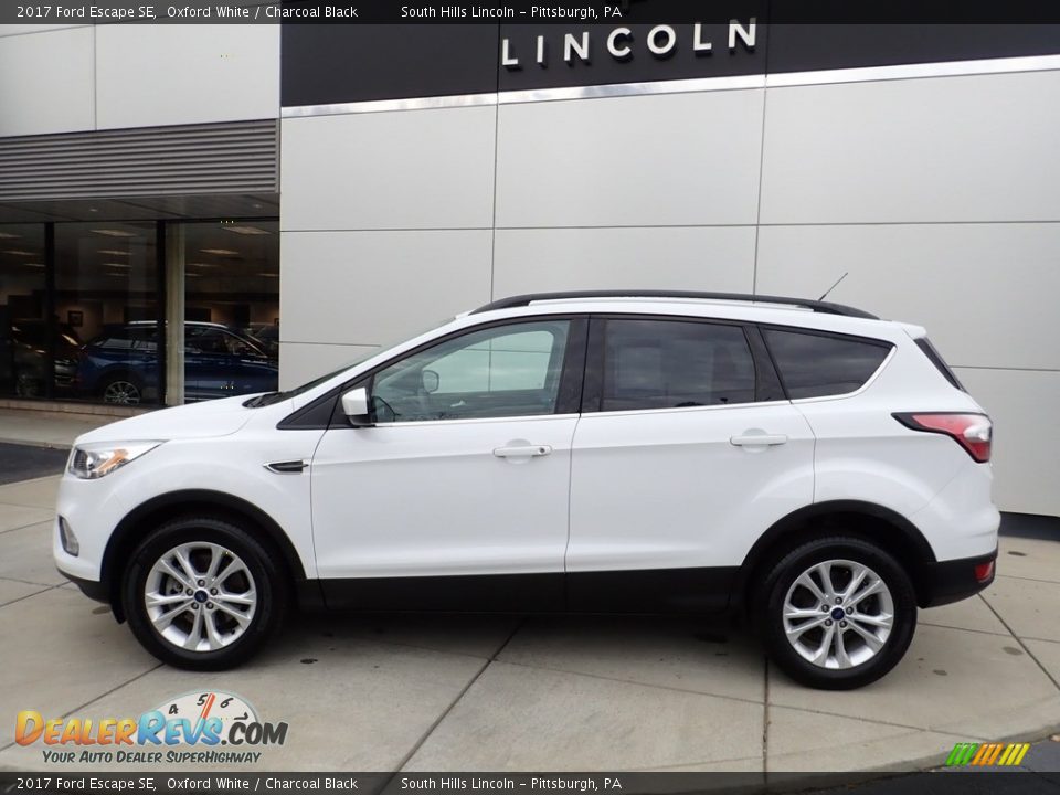 2017 Ford Escape SE Oxford White / Charcoal Black Photo #2