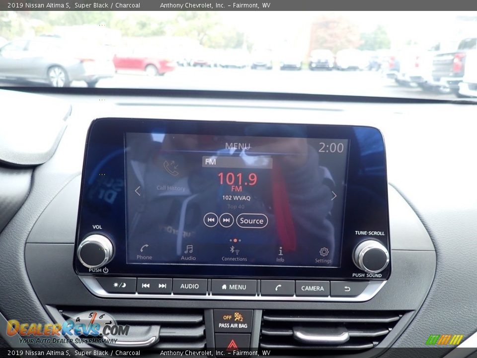 2019 Nissan Altima S Super Black / Charcoal Photo #16