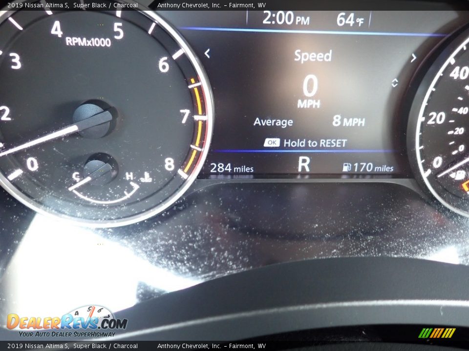 2019 Nissan Altima S Super Black / Charcoal Photo #18