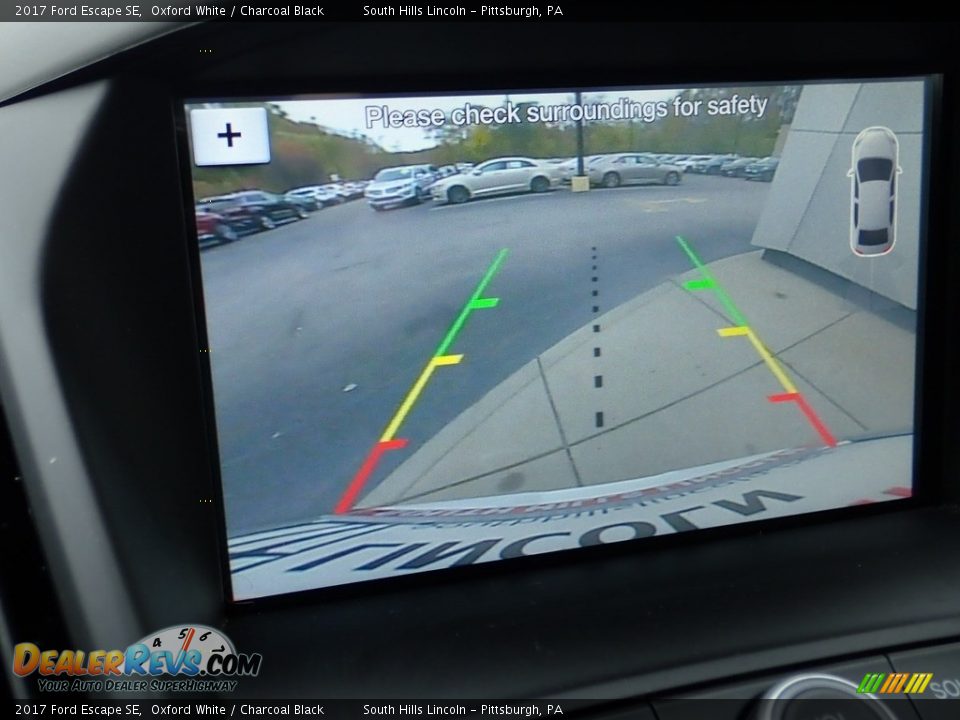 2017 Ford Escape SE Oxford White / Charcoal Black Photo #25