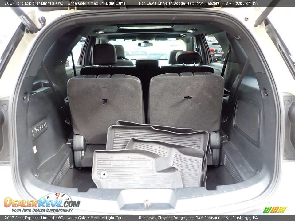 2017 Ford Explorer Limited 4WD White Gold / Medium Light Camel Photo #5