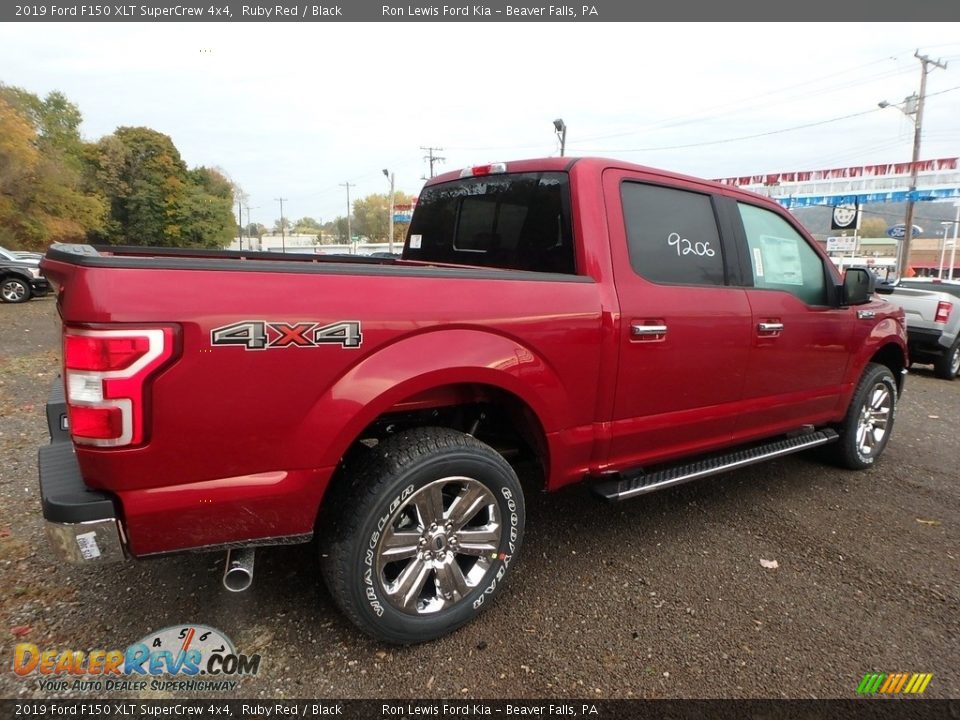 2019 Ford F150 XLT SuperCrew 4x4 Ruby Red / Black Photo #2