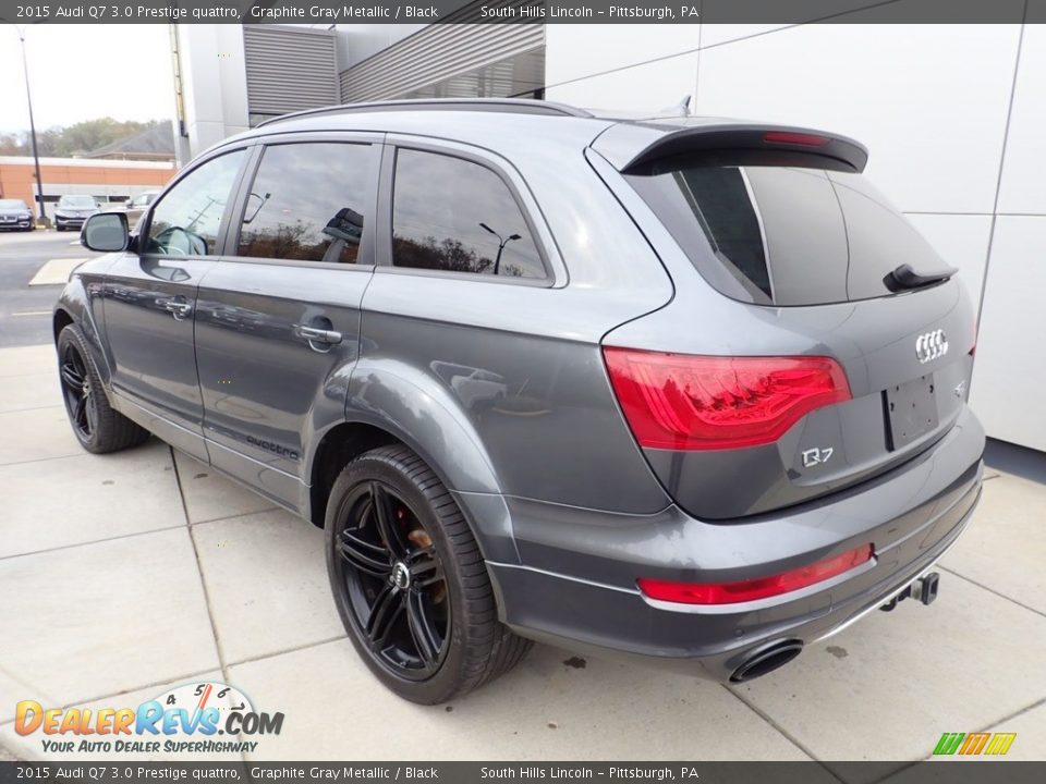 2015 Audi Q7 3.0 Prestige quattro Graphite Gray Metallic / Black Photo #3