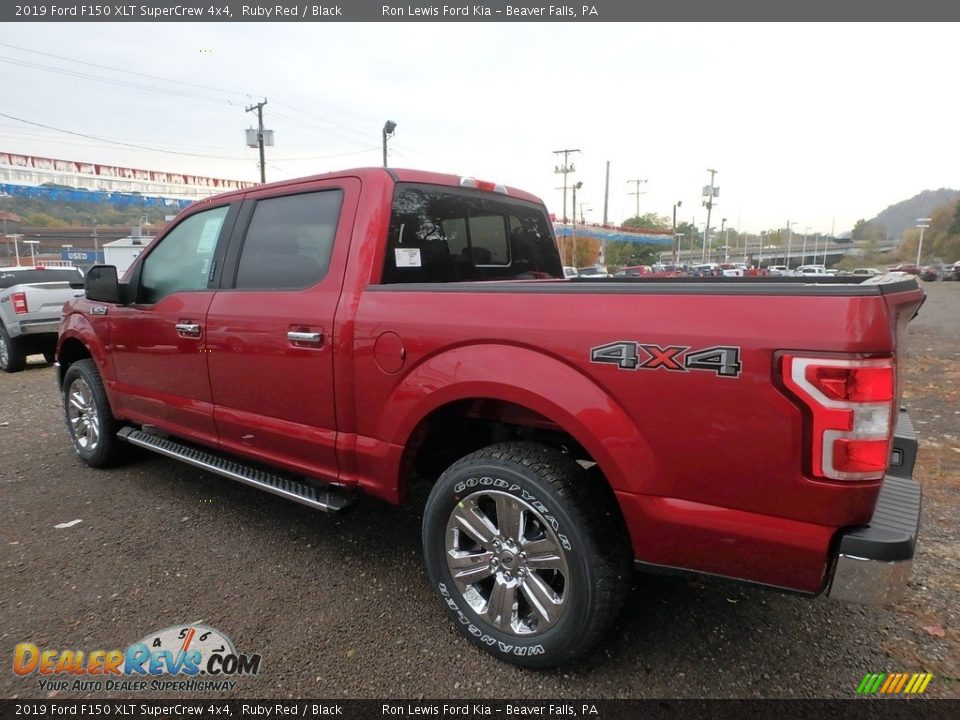2019 Ford F150 XLT SuperCrew 4x4 Ruby Red / Black Photo #4