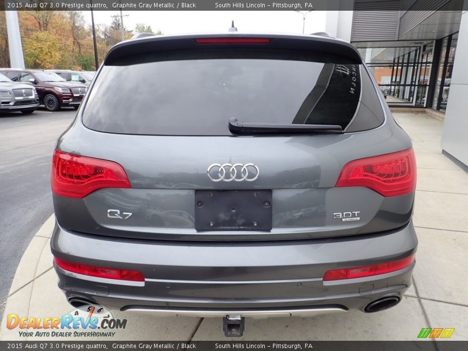 2015 Audi Q7 3.0 Prestige quattro Graphite Gray Metallic / Black Photo #4