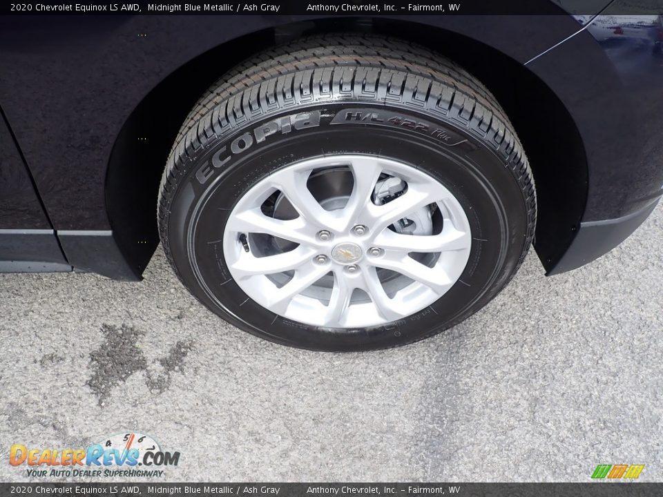 2020 Chevrolet Equinox LS AWD Midnight Blue Metallic / Ash Gray Photo #2