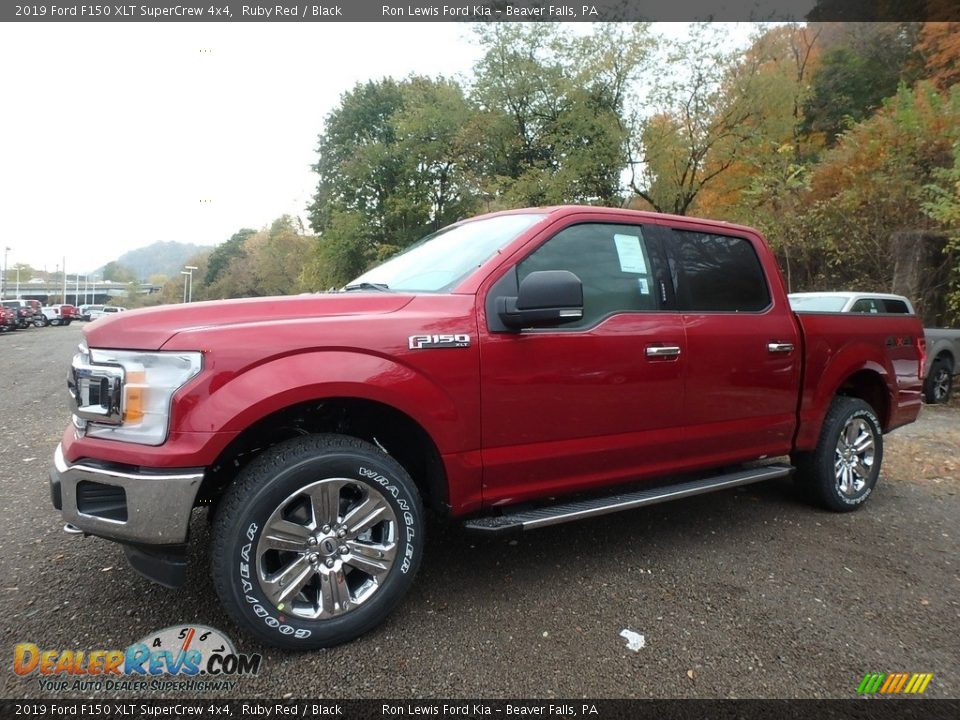 2019 Ford F150 XLT SuperCrew 4x4 Ruby Red / Black Photo #6