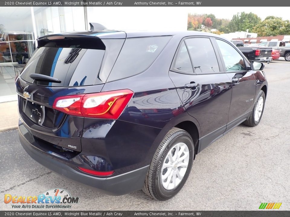 2020 Chevrolet Equinox LS AWD Midnight Blue Metallic / Ash Gray Photo #4