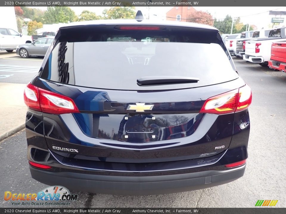 2020 Chevrolet Equinox LS AWD Midnight Blue Metallic / Ash Gray Photo #5