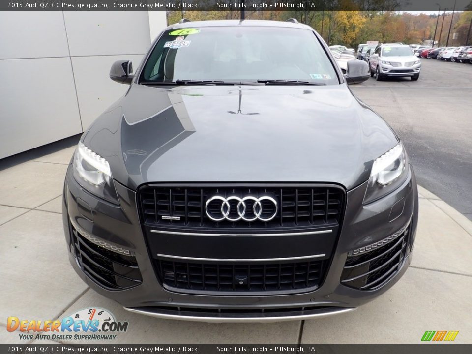 2015 Audi Q7 3.0 Prestige quattro Graphite Gray Metallic / Black Photo #9