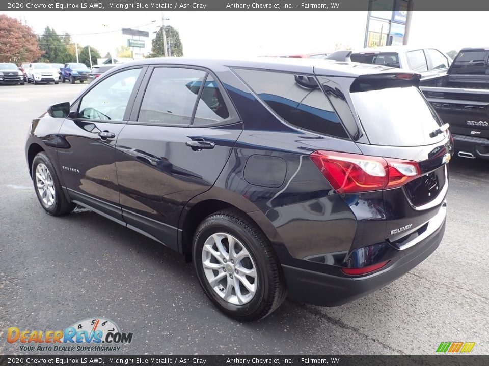 2020 Chevrolet Equinox LS AWD Midnight Blue Metallic / Ash Gray Photo #6